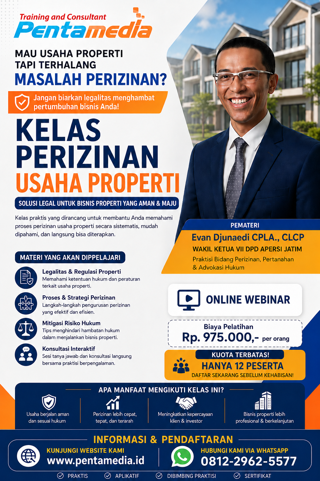 Kelas Perizinan Usaha Properti 2026 | Solusi Legalitas Developer Properti Profesional